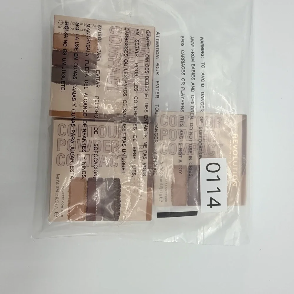 Makeup Revolution FACE Powder CONTOUR Compact Deep New in Box, Sealed